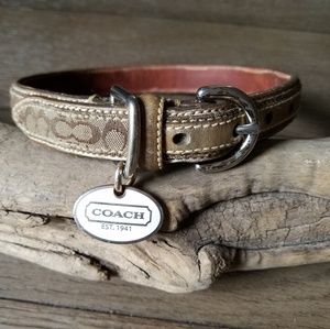 COACH Dog collar and leash